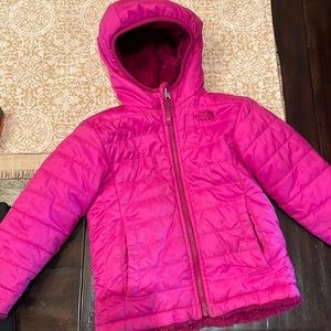 Girls NorthFace Reversible Winter Jacket